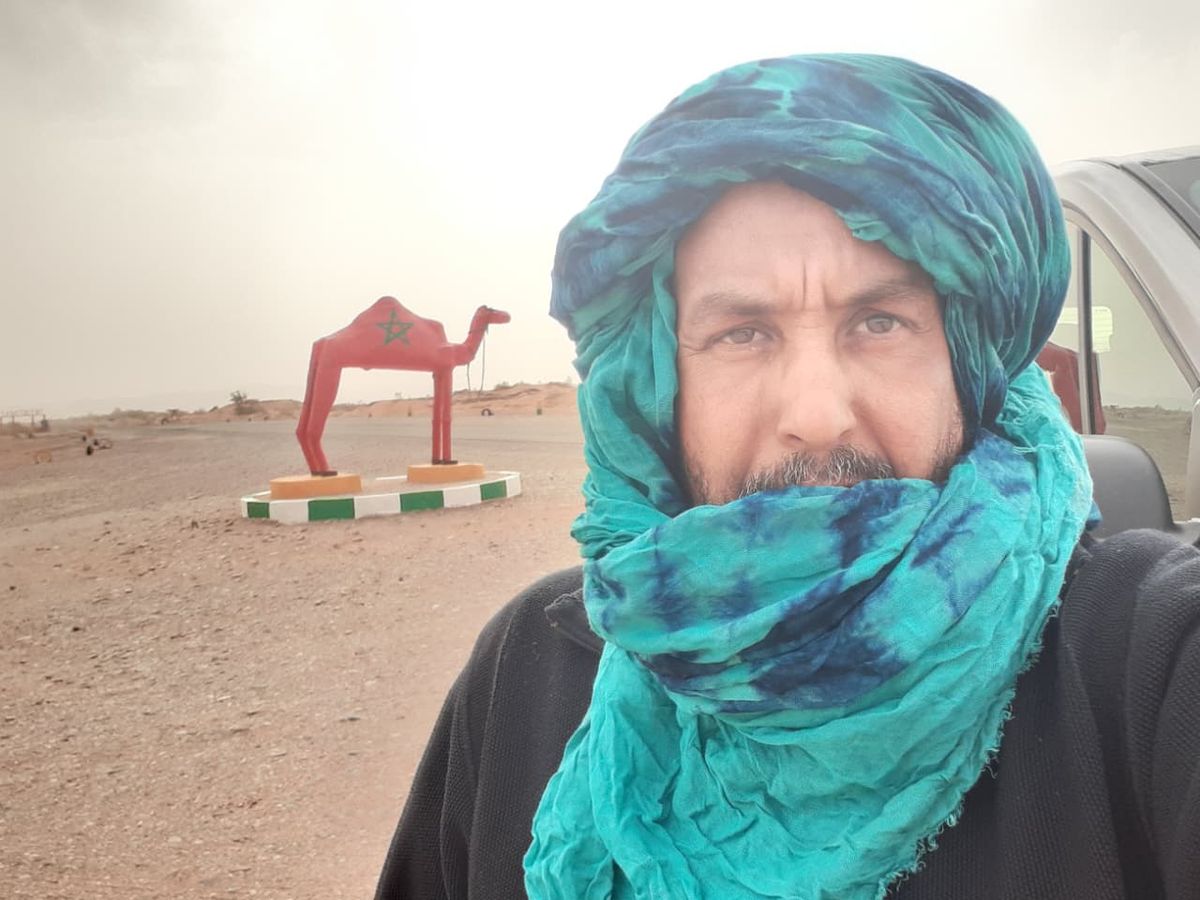 On the road to the Sahara