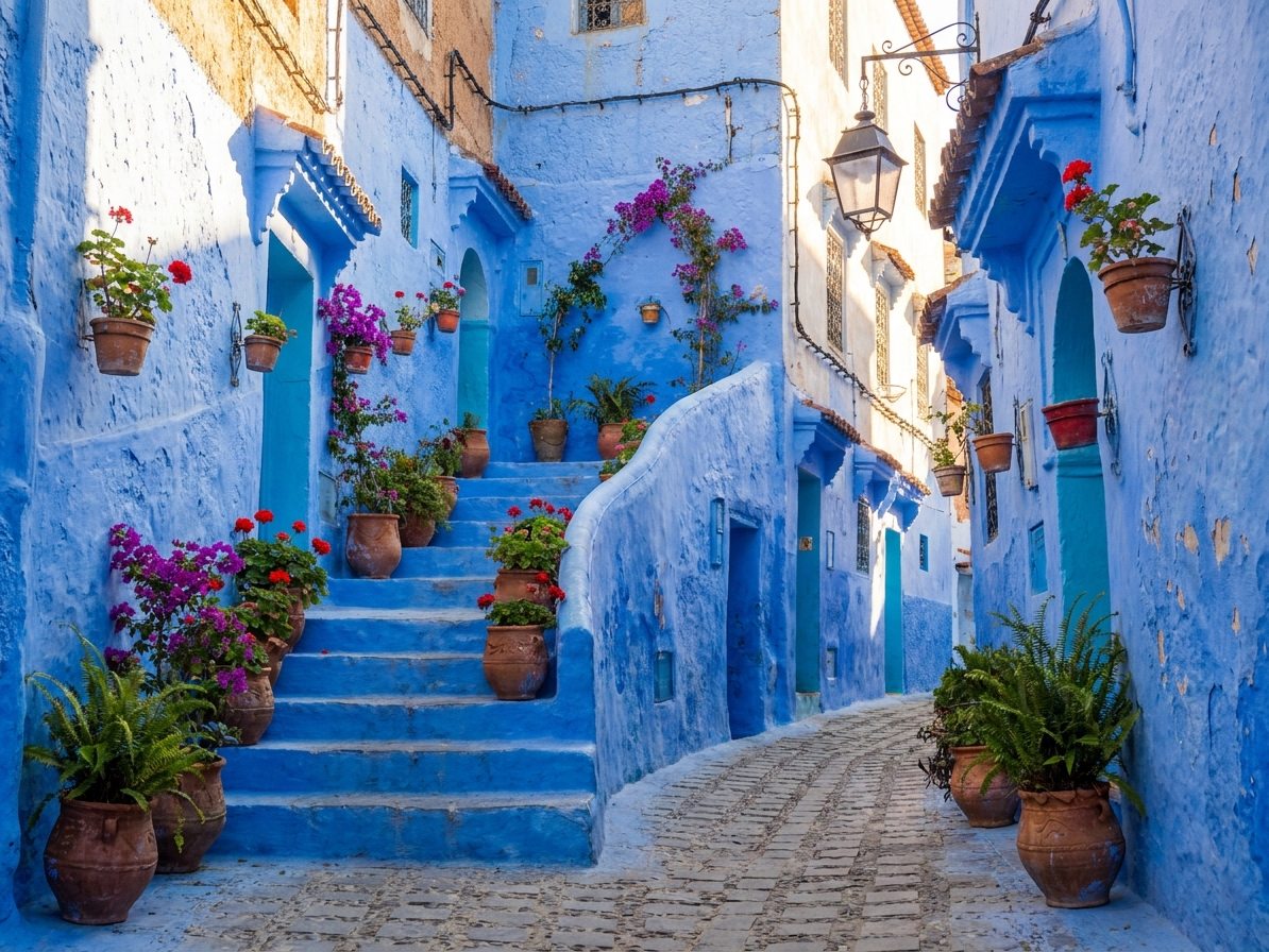 Blue streets of Chefchaouen